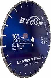 Алмазный диск Bycon Laser Uni 400 мм под углом